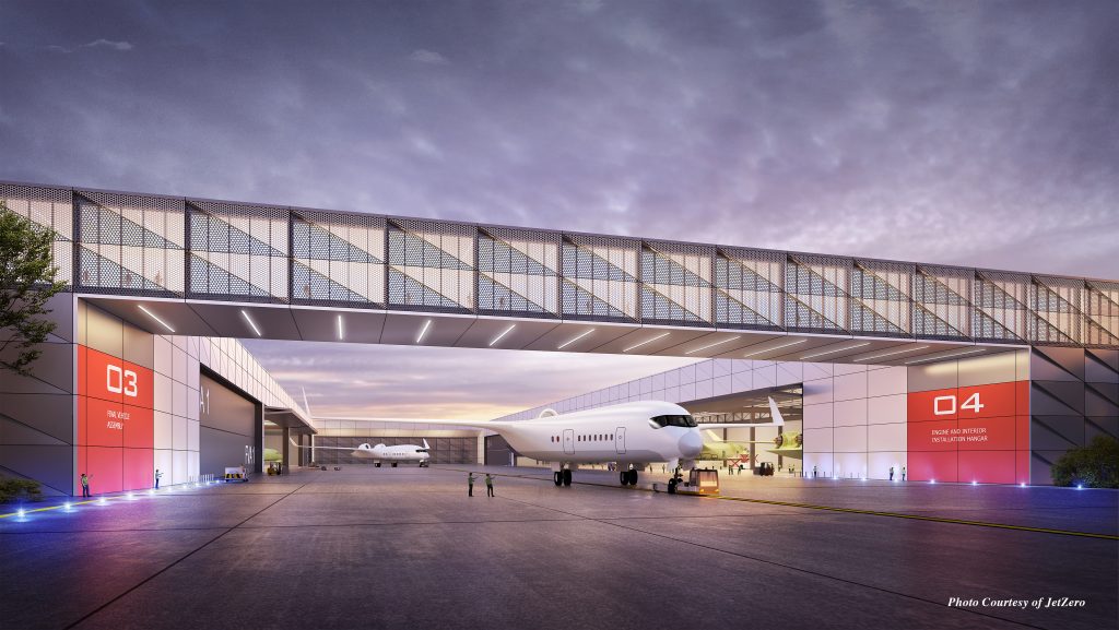JetZero North Carolina factory hangar (Courtesy of Jetzero)