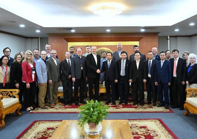 Meeting at Ministry of Agriculture and Environment in Hanoi Vietnam