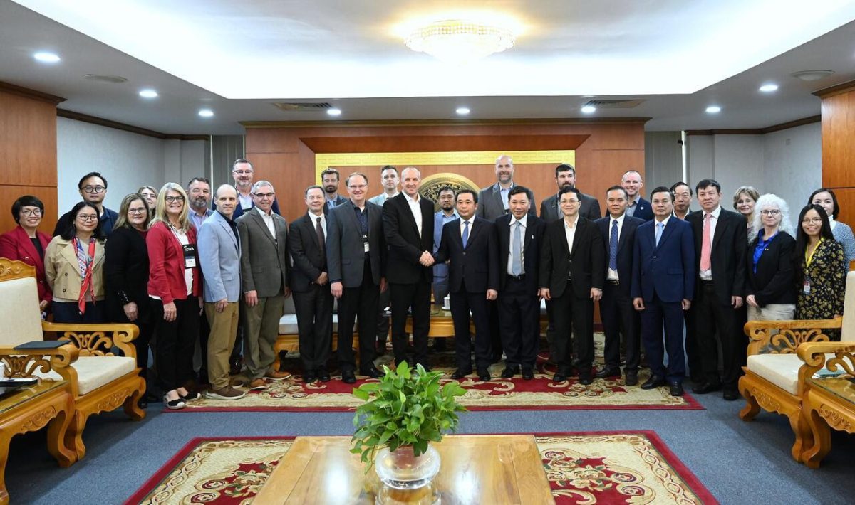 Meeting at Ministry of Agriculture and Environment in Hanoi Vietnam