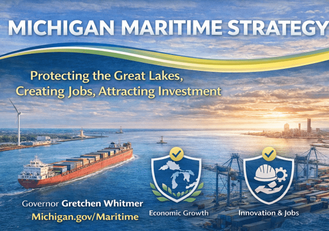 Michigan Unveils First-Ever Maritime Strategy to Protect the Great Lakes