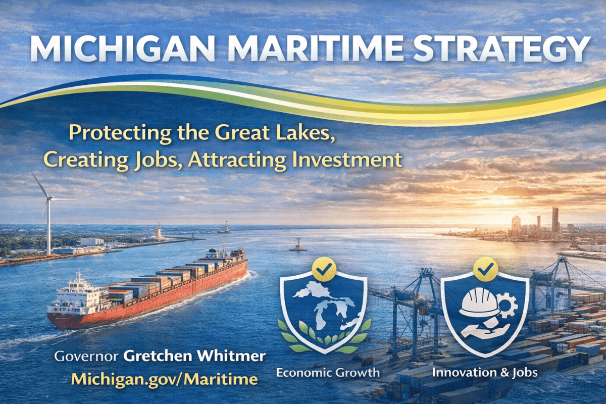Michigan Unveils First-Ever Maritime Strategy to Protect the Great Lakes