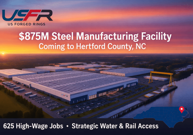 $875M steel plant coming to NC
