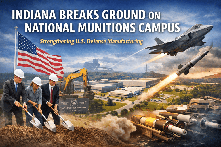 Indiana Breaks Ground on National Munitions Campus to Strengthen U.S ...