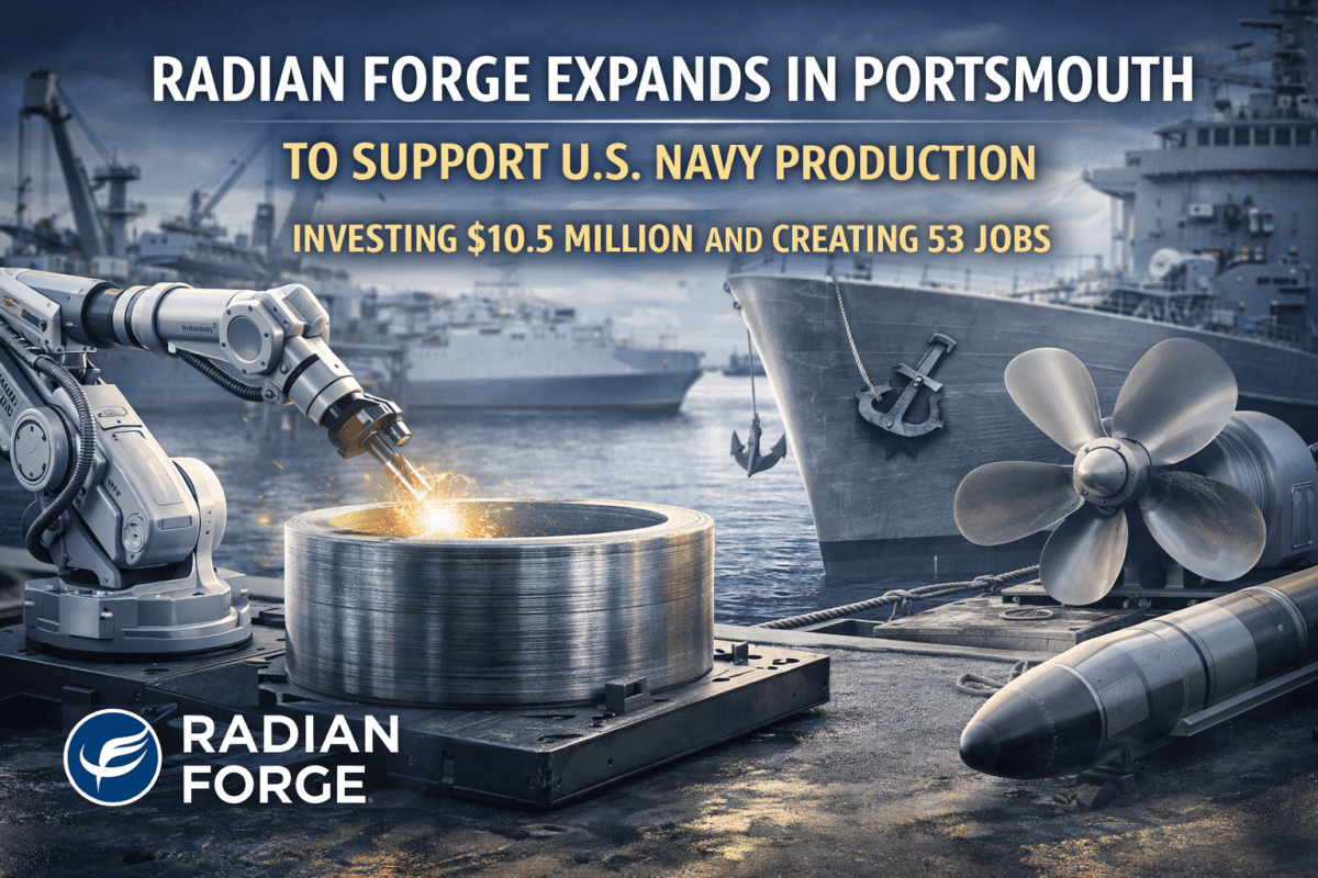 Radian Forge expands in Portsmouth