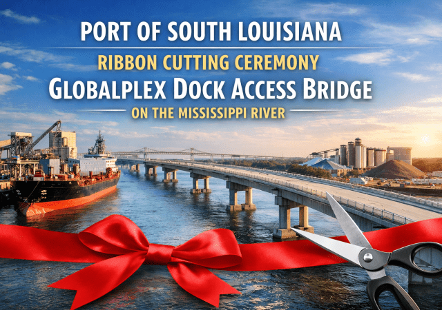 Ribbon cutting at the Globalplex Bridge