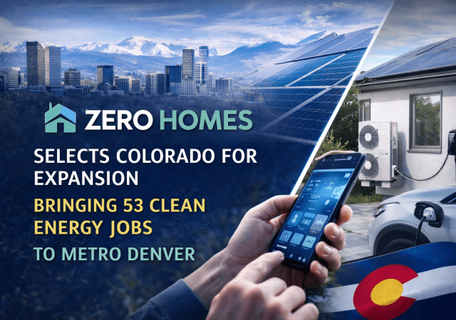 Zero Homes Selects Colorado for Expansion