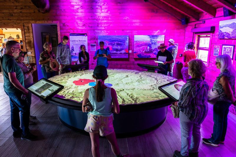 Ideum, Inc. has been based in Corrales for two decades. Pictured above: Ideum interactive projection display at Valles Caldera.