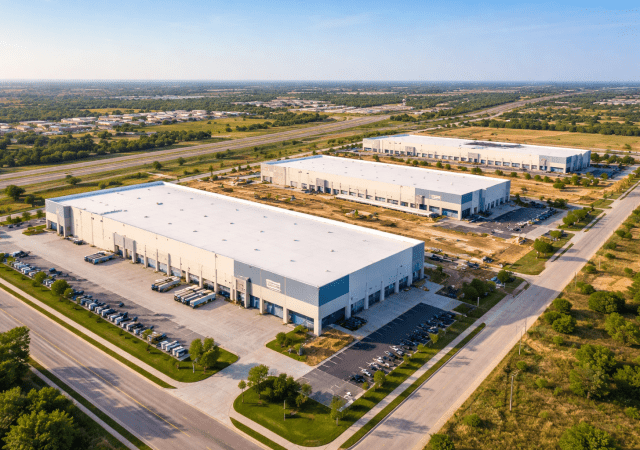 Leander 183 Commerce Center aerial view