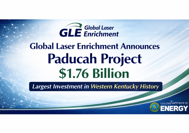 Paducah Project investment announcement banner