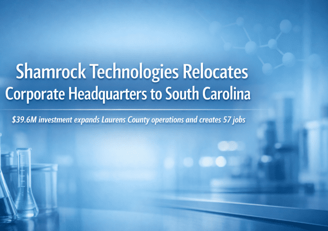 Shamrock Technologies relocates to South Carolina