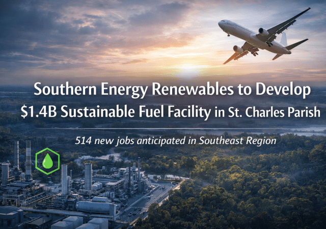 Southern Energy's sustainable fuel facility