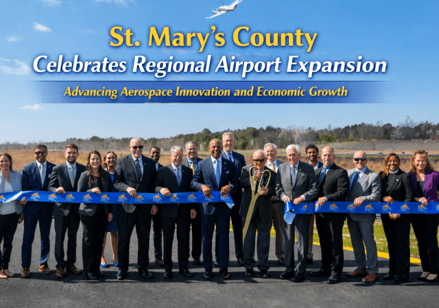 St. Mary's County airport expansion ceremony