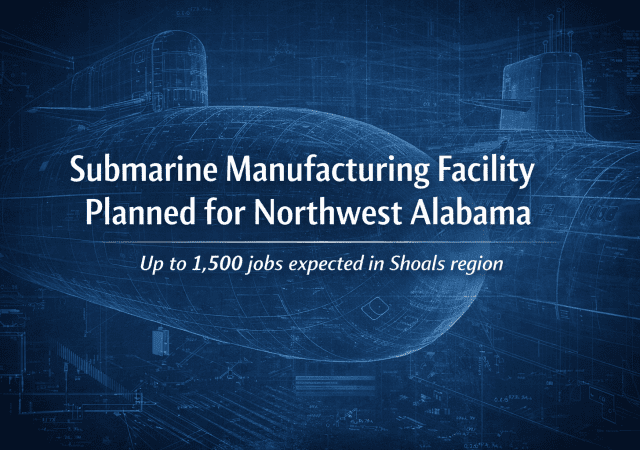 Submarine facility plans for Alabama