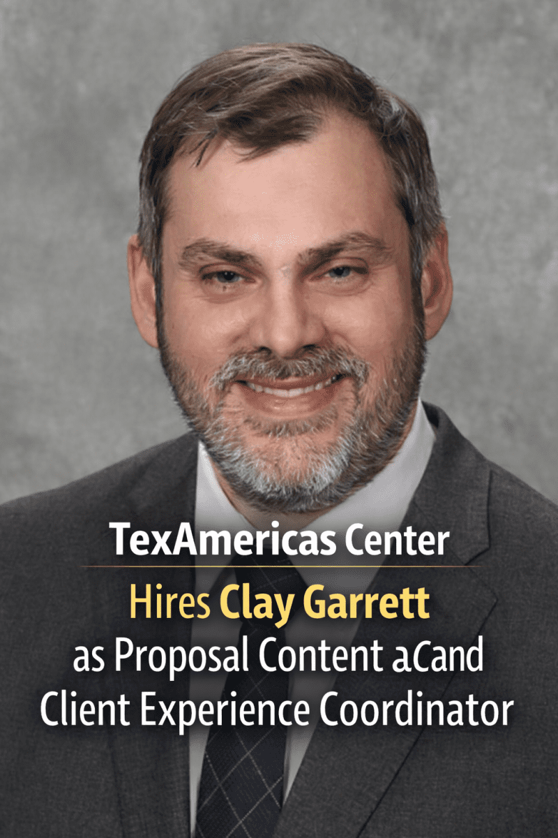 Clay Garrett TexAmericas New Hire