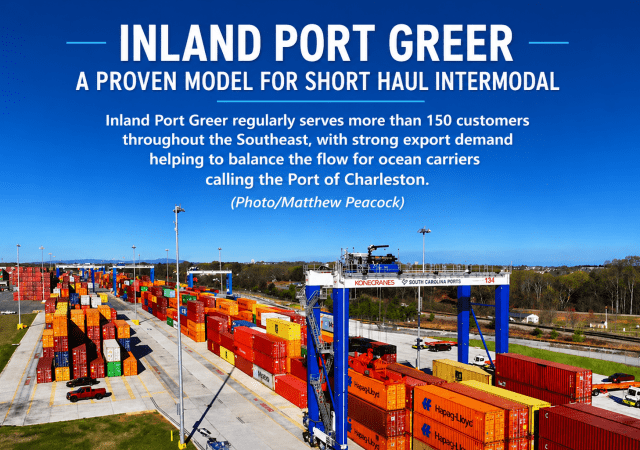 Inland Port Greer short haul