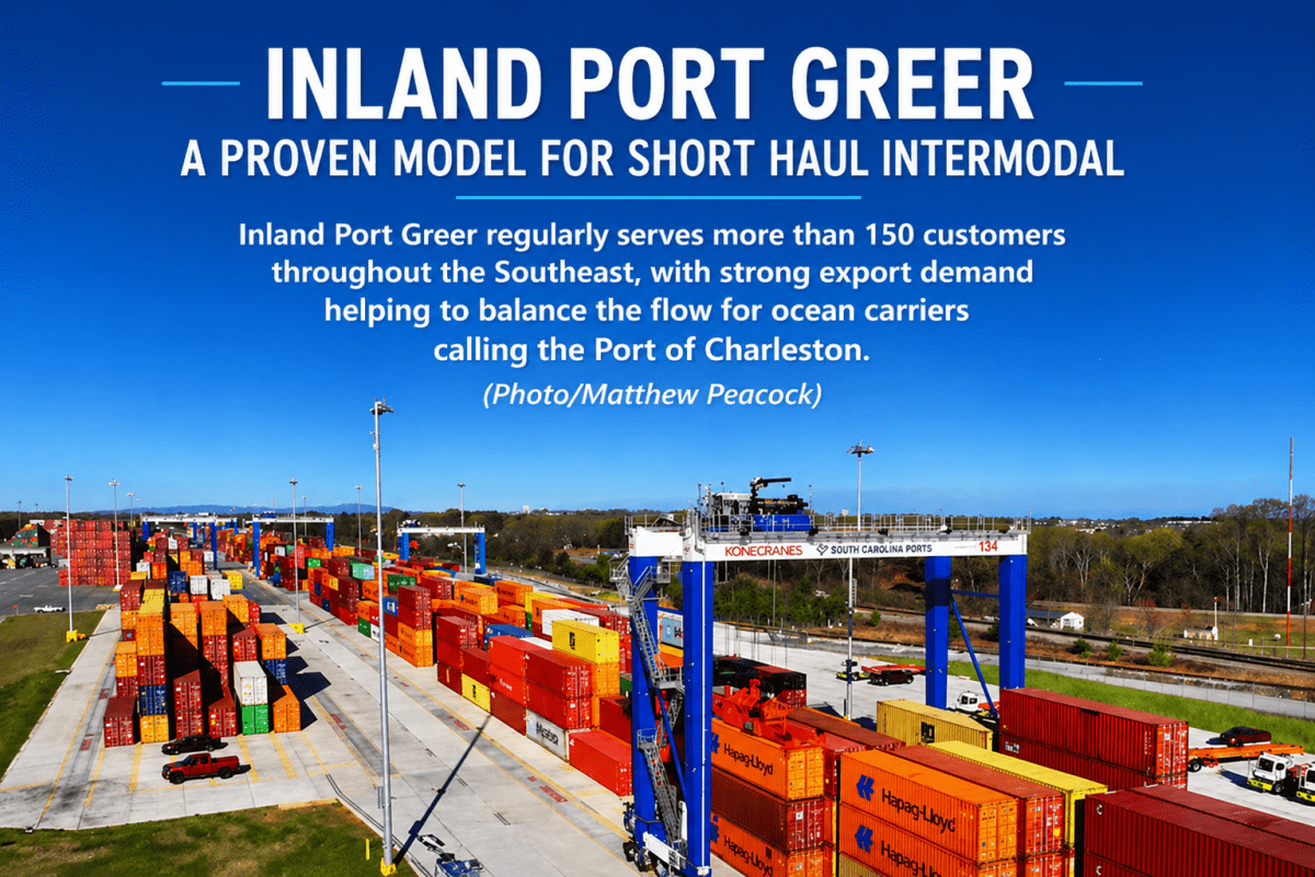 Inland Port Greer short haul