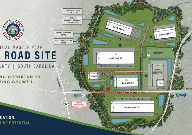 Peach Road site master plan design