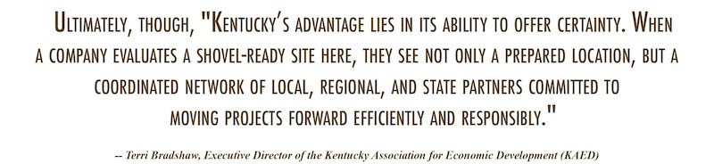 shovel ready sites quote