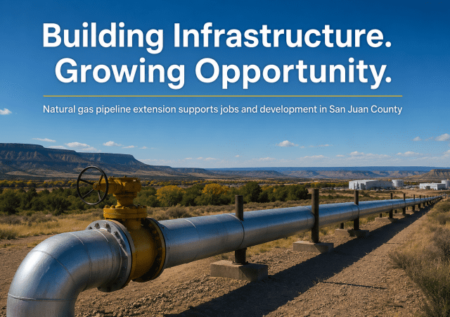 Pipeline extension to bring 80 jobs, new development to San Juan County