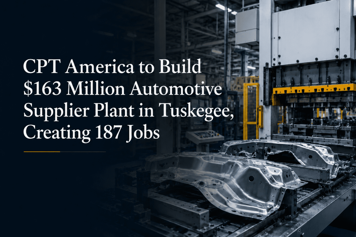 CPT America plant construction in Tuskegee