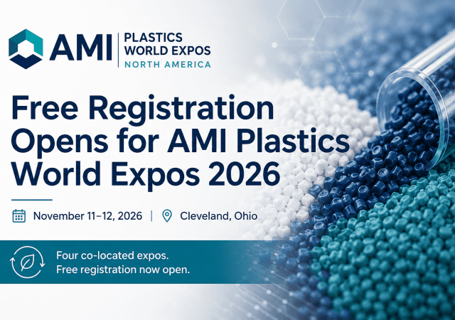 Free registration for AMI Plastics Expo
