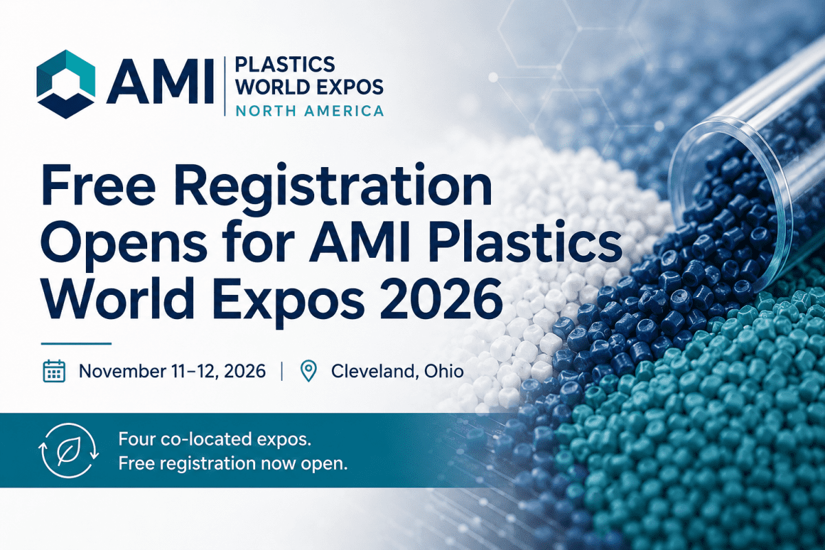 Free registration for AMI Plastics Expo