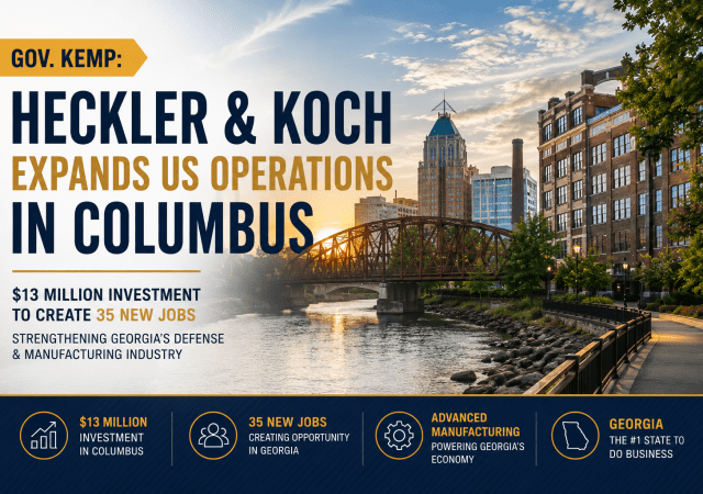Gov. Kemp announces $13M investment in Columbus