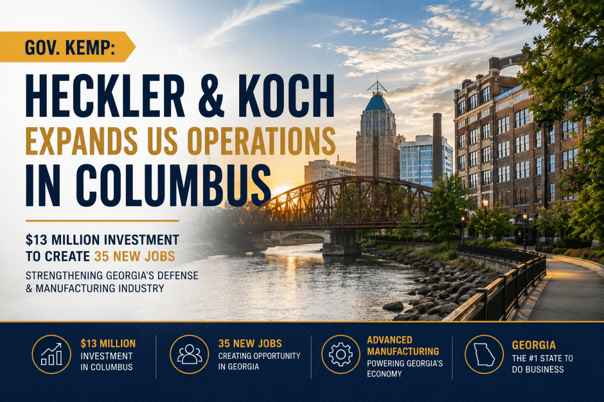 Gov. Kemp announces $13M investment in Columbus