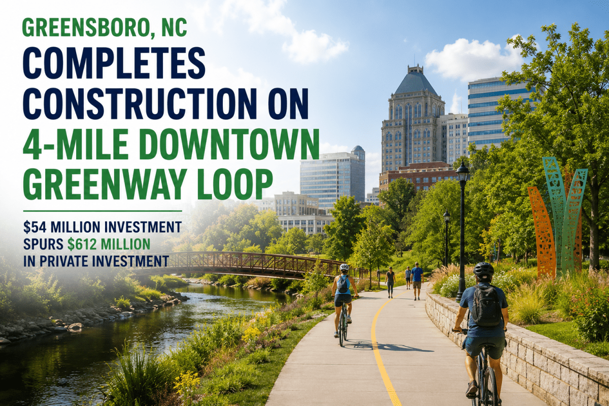 Greensboro completes 4-mile greenway loop