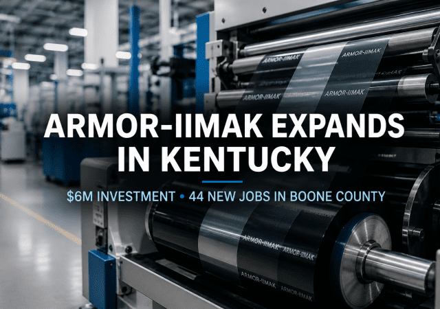 Industrial manufacturing expansion announcement