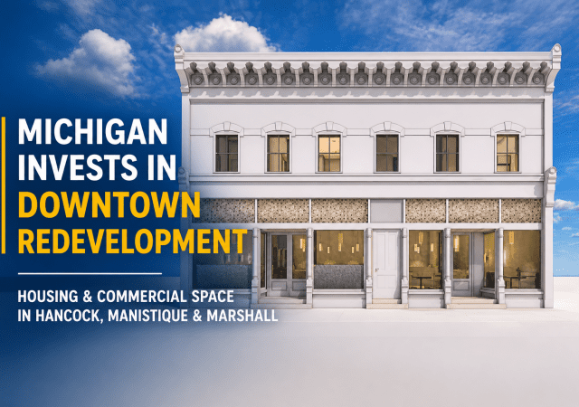 Michigan downtown redevelopment announcement
