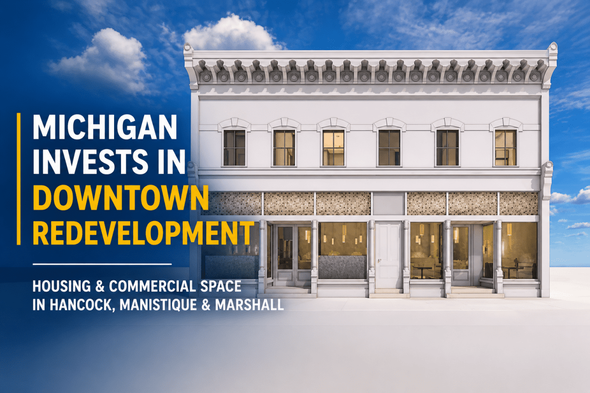 Michigan downtown redevelopment announcement