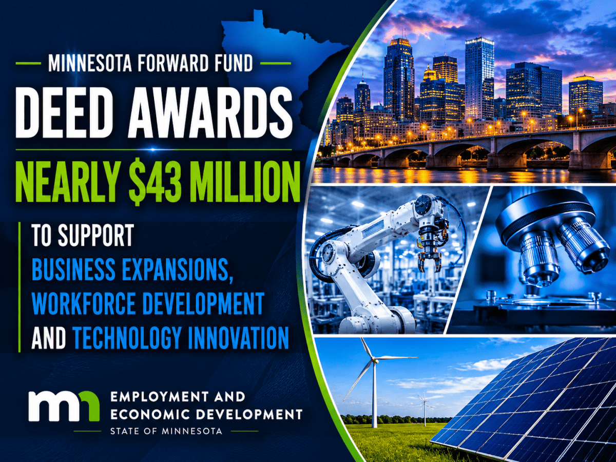 Minnesota Forward Fund grant announcement