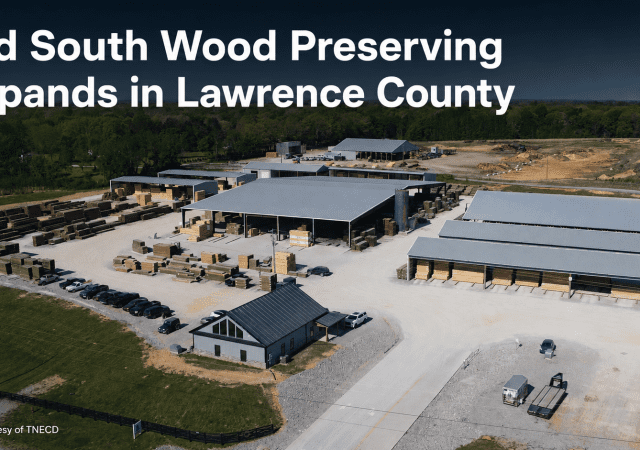 Old South Wood Preserving expansion aerial view