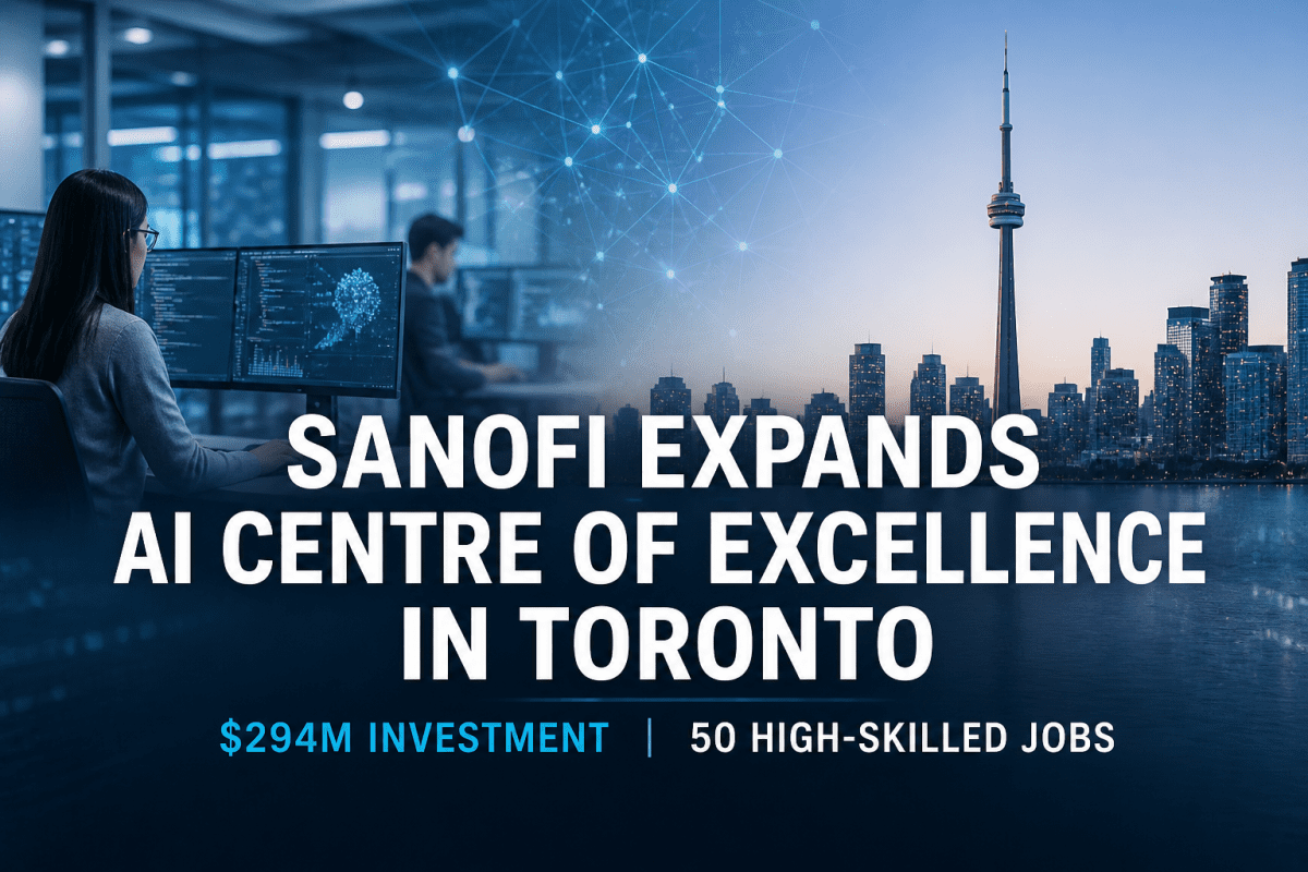 Sanofi expands AI center in Toronto