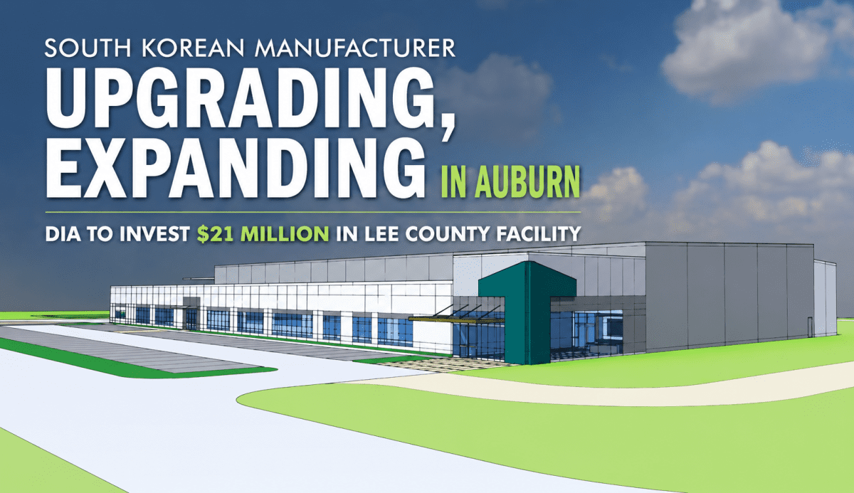 South Korean manufacturer expanding in Auburn
