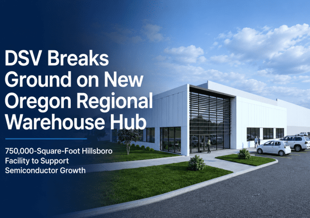 DSV breaks ground on new warehouse