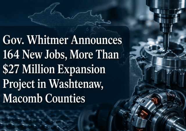 Gov. Whitmer announces jobs and expansion