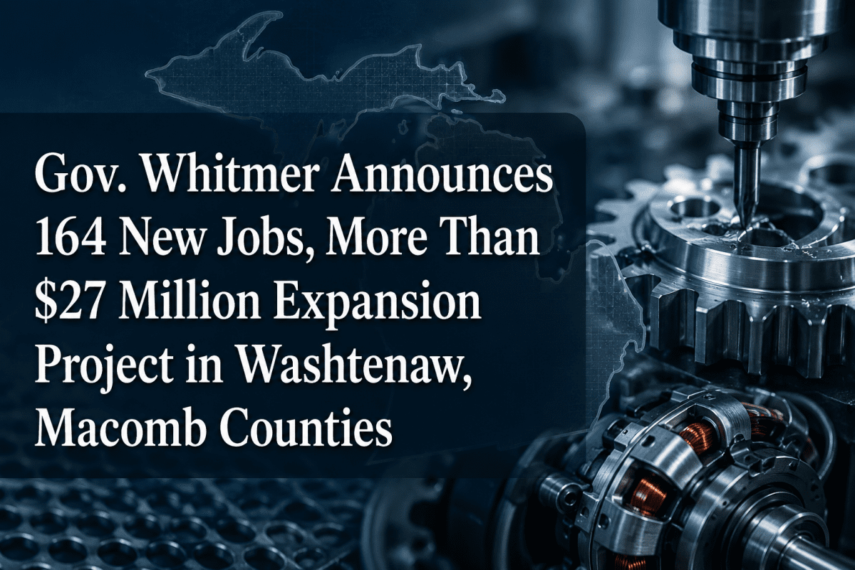 Gov. Whitmer announces jobs and expansion