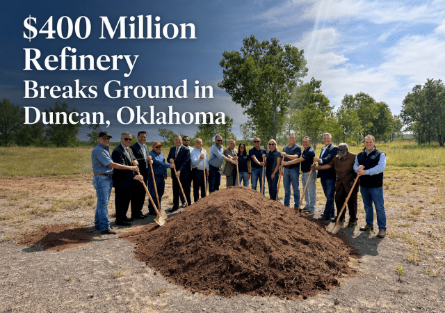 Groundbreaking ceremony in Duncan, Oklahoma