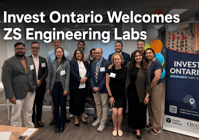 Invest Ontario welcomes ZS Engineering Labs
