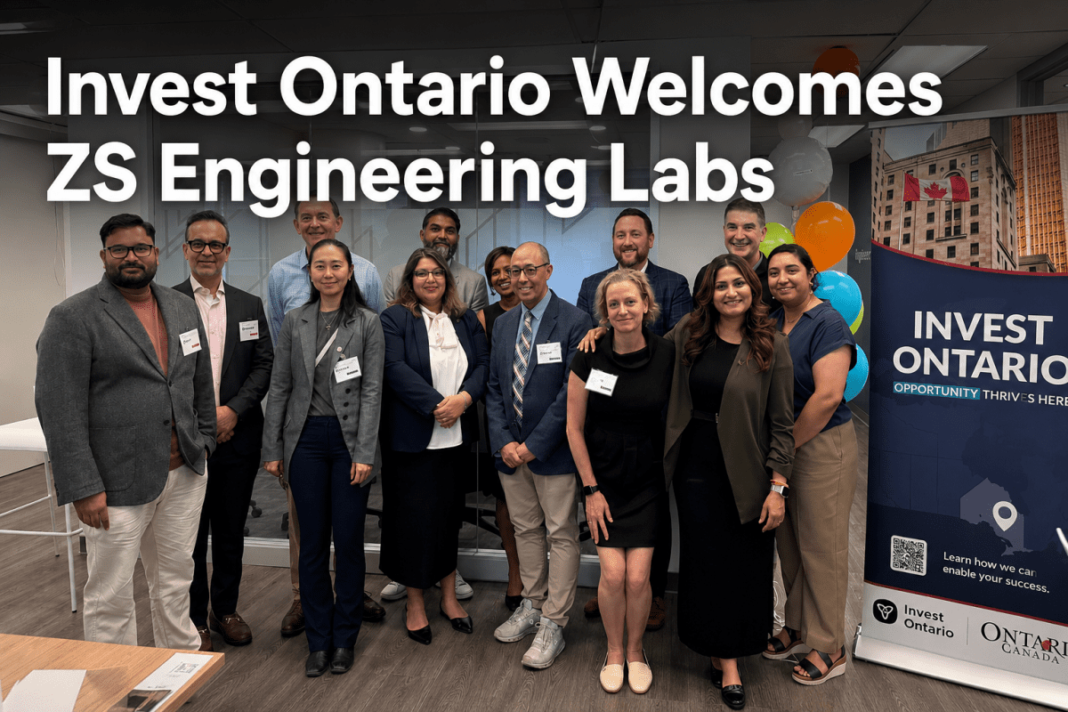 Invest Ontario welcomes ZS Engineering Labs