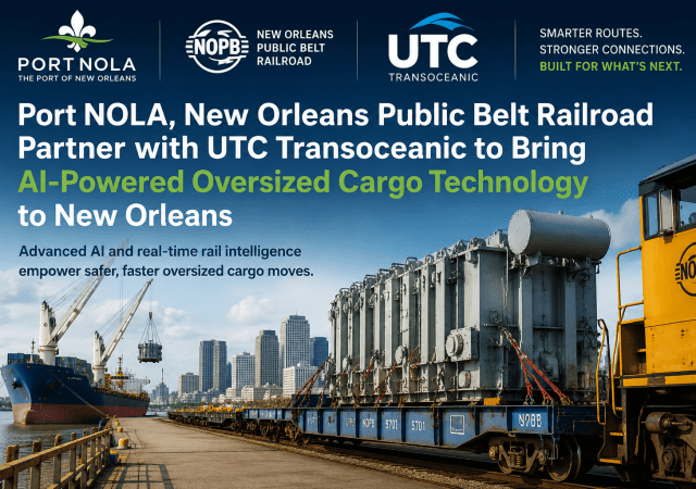 Port NOLA and UTC cargo collaboration