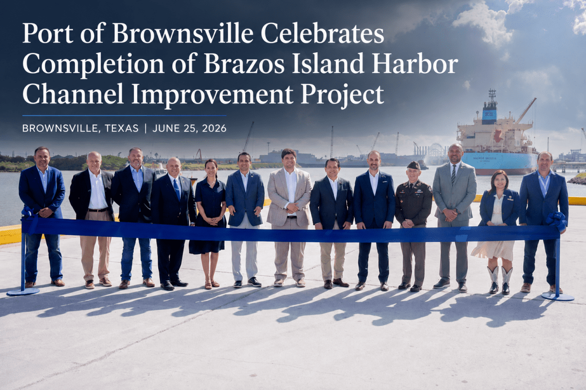 Port of Brownsville inauguration ceremony