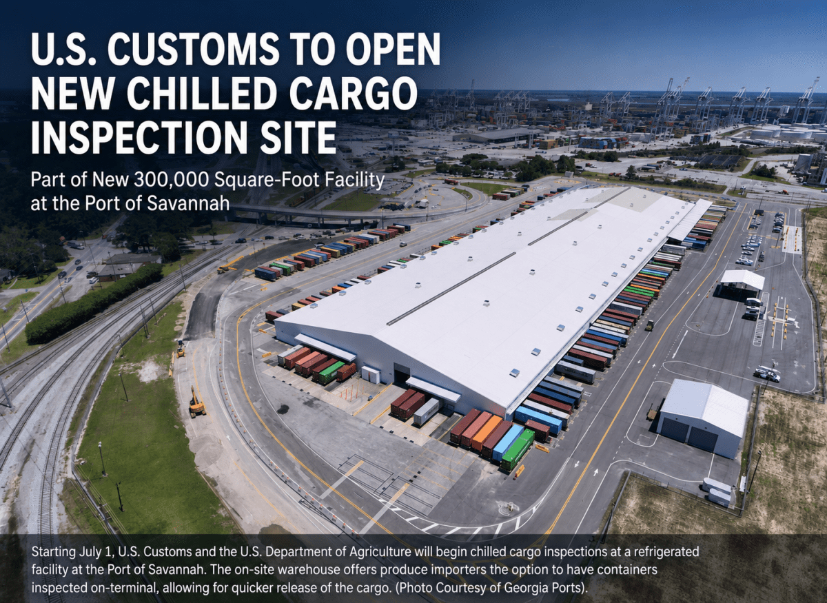 Port of Savannah aerial view