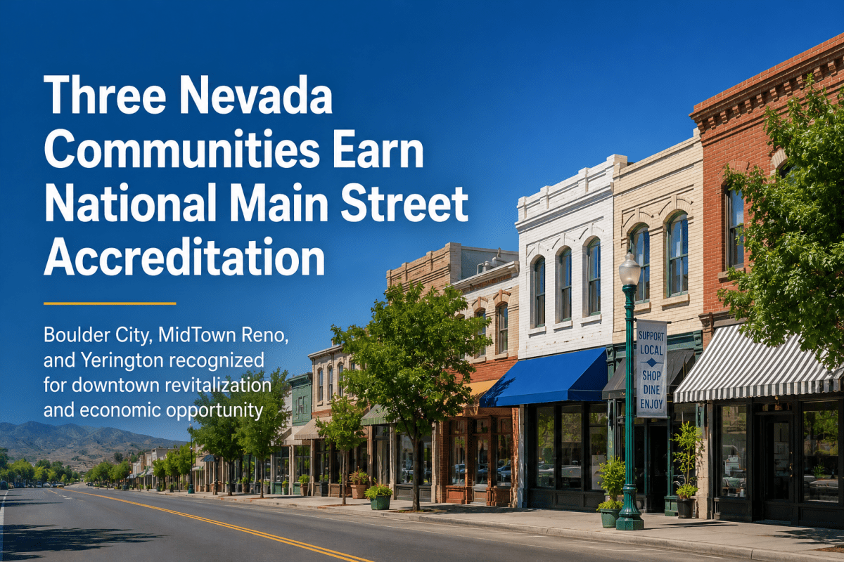 Three Nevada towns recognized for revitalization