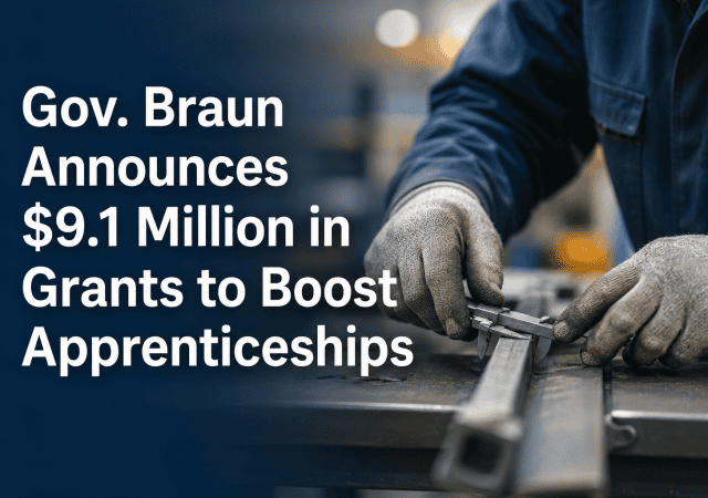 Gov. Braun announces apprenticeship grants