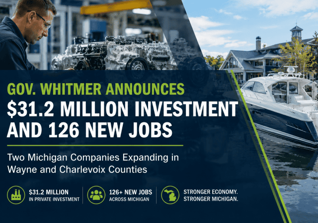 Gov. Whitmer announces $31.2M investment