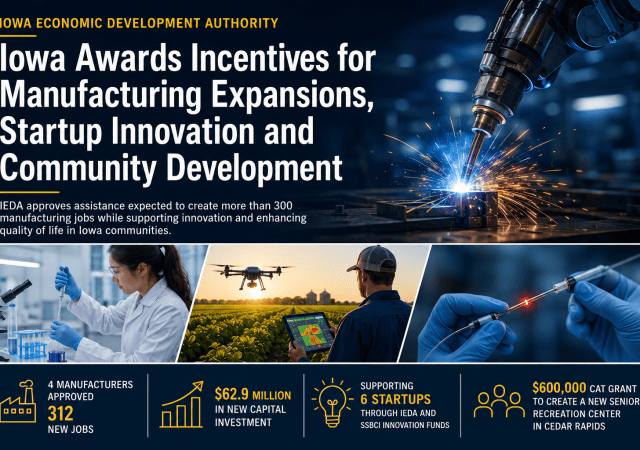 Iowa manufacturing expansion and innovation boost