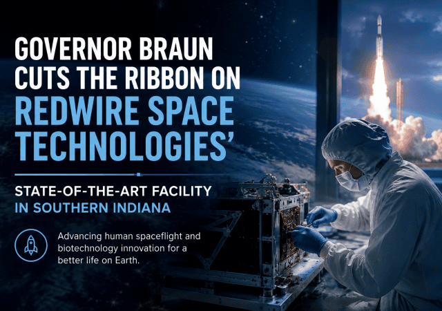 Redwire Opens Advanced Space Research and Manufacturing Facility in Southern Indiana